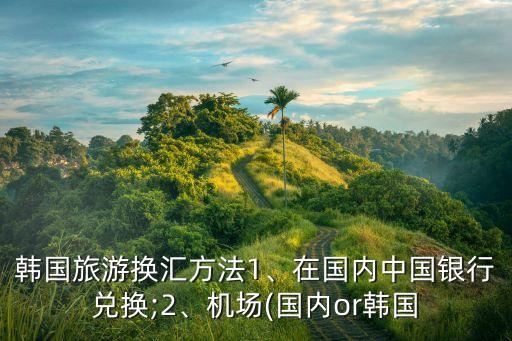 韓國旅游換匯方法1、在國內(nèi)中國銀行兌換;2、機(jī)場(國內(nèi)or韓國