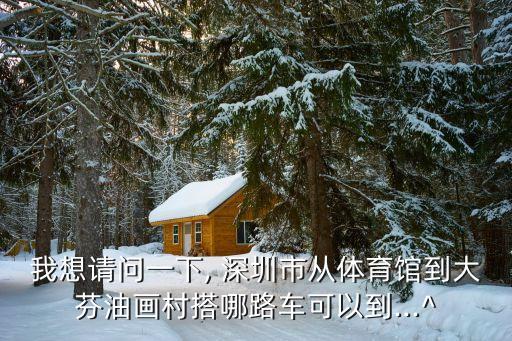 我想請(qǐng)問(wèn)一下, 深圳市從體育館到大芬油畫(huà)村搭哪路車可以到...^