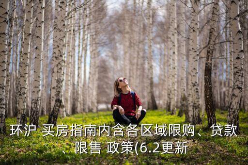 環(huán)滬 買房指南內(nèi)含各區(qū)域限購、貸款、限售 政策(6.2更新