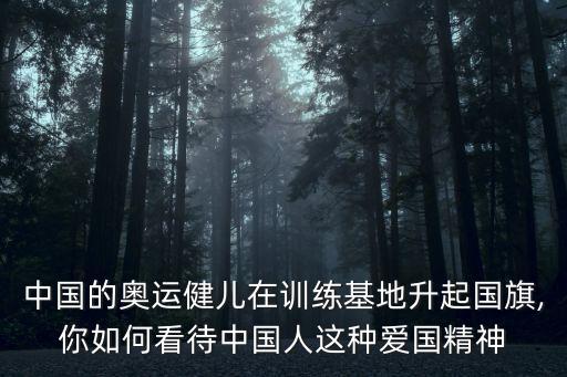 中國的奧運(yùn)健兒在訓(xùn)練基地升起國旗,你如何看待中國人這種愛國精神