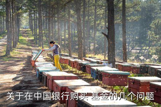 關(guān)于在中國銀行購買 基金的幾個(gè)問題