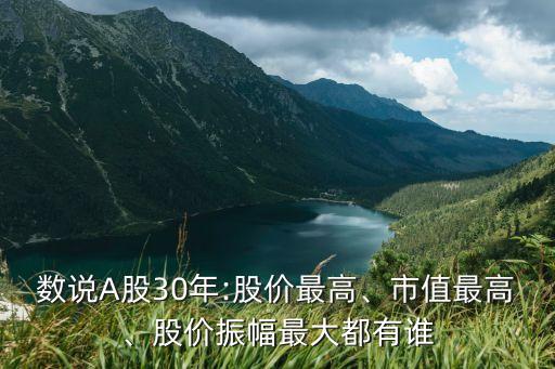 數(shù)說A股30年:股價最高、市值最高、股價振幅最大都有誰