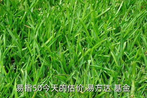 易指50今天的估價,易方達(dá) 基金