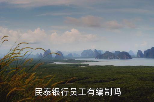  民泰銀行員工有編制嗎