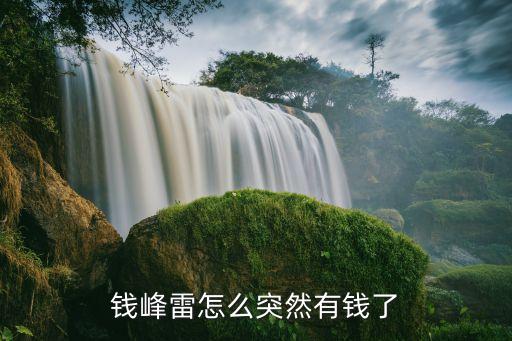 錢(qián)峰雷怎么突然有錢(qián)了