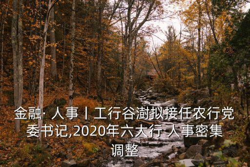 金融· 人事丨工行谷澍擬接任農(nóng)行黨委書(shū)記,2020年六大行 人事密集調(diào)整