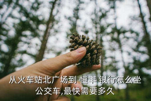 從火車(chē)站北廣場(chǎng)到 恒豐 銀行怎么坐公交車(chē),最快需要多久