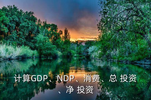 計(jì)算GDP、NDP、消費(fèi)、總 投資、凈 投資