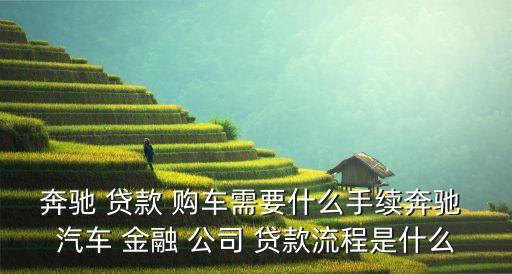 奔馳 貸款 購(gòu)車(chē)需要什么手續(xù)奔馳 汽車(chē) 金融 公司 貸款流程是什么
