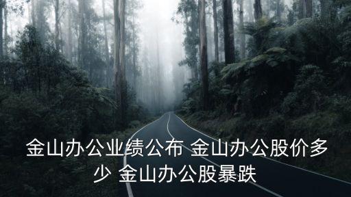  金山辦公業(yè)績公布 金山辦公股價(jià)多少 金山辦公股暴跌