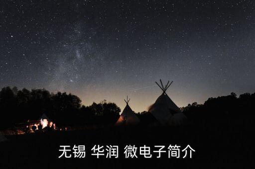 無(wú)錫 華潤(rùn) 微電子簡(jiǎn)介