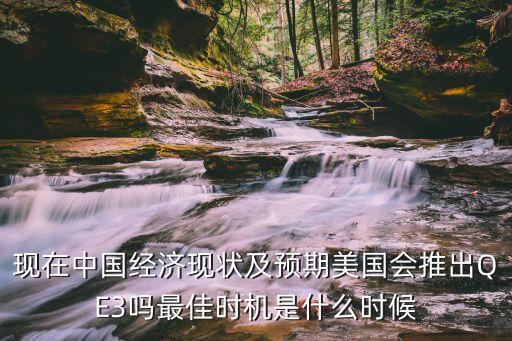 現(xiàn)在中國經(jīng)濟(jì)現(xiàn)狀及預(yù)期美國會推出QE3嗎最佳時機(jī)是什么時候