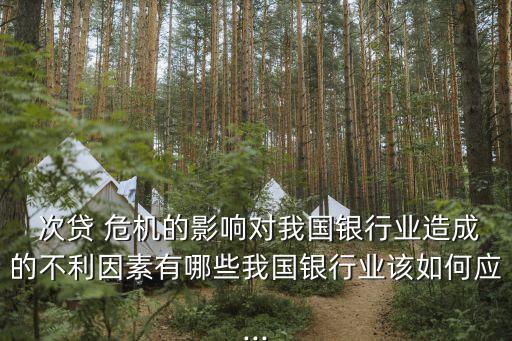  次貸 危機(jī)的影響對(duì)我國(guó)銀行業(yè)造成的不利因素有哪些我國(guó)銀行業(yè)該如何應(yīng)...