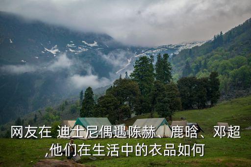 網(wǎng)友在 迪士尼偶遇陳赫、鹿晗、鄧超,他們在生活中的衣品如何