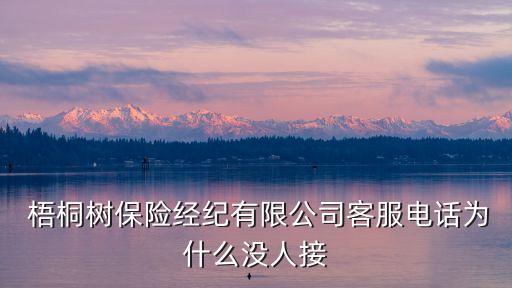  梧桐樹保險經(jīng)紀有限公司客服電話為什么沒人接