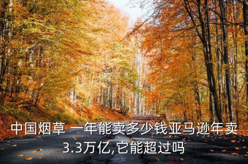 中國(guó)煙草 一年能賣多少錢亞馬遜年賣3.3萬(wàn)億,它能超過(guò)嗎