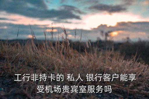  工行非持卡的 私人 銀行客戶能享受機場貴賓室服務(wù)嗎